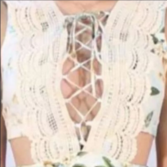 Farm Rio crochet side cut out dress - Picture 6 of 8